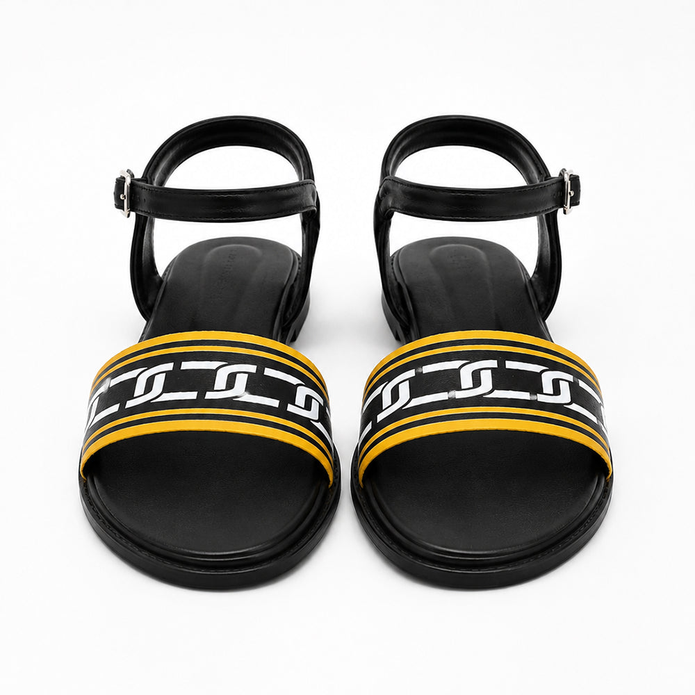 Noir Chain Sandals