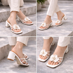 Flora Charm Heel Slides