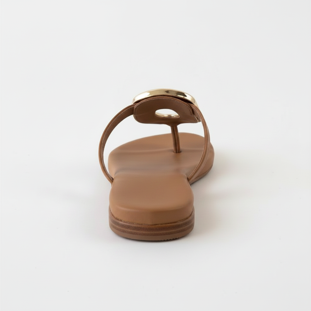 Aurelia Gold Luxe Slides