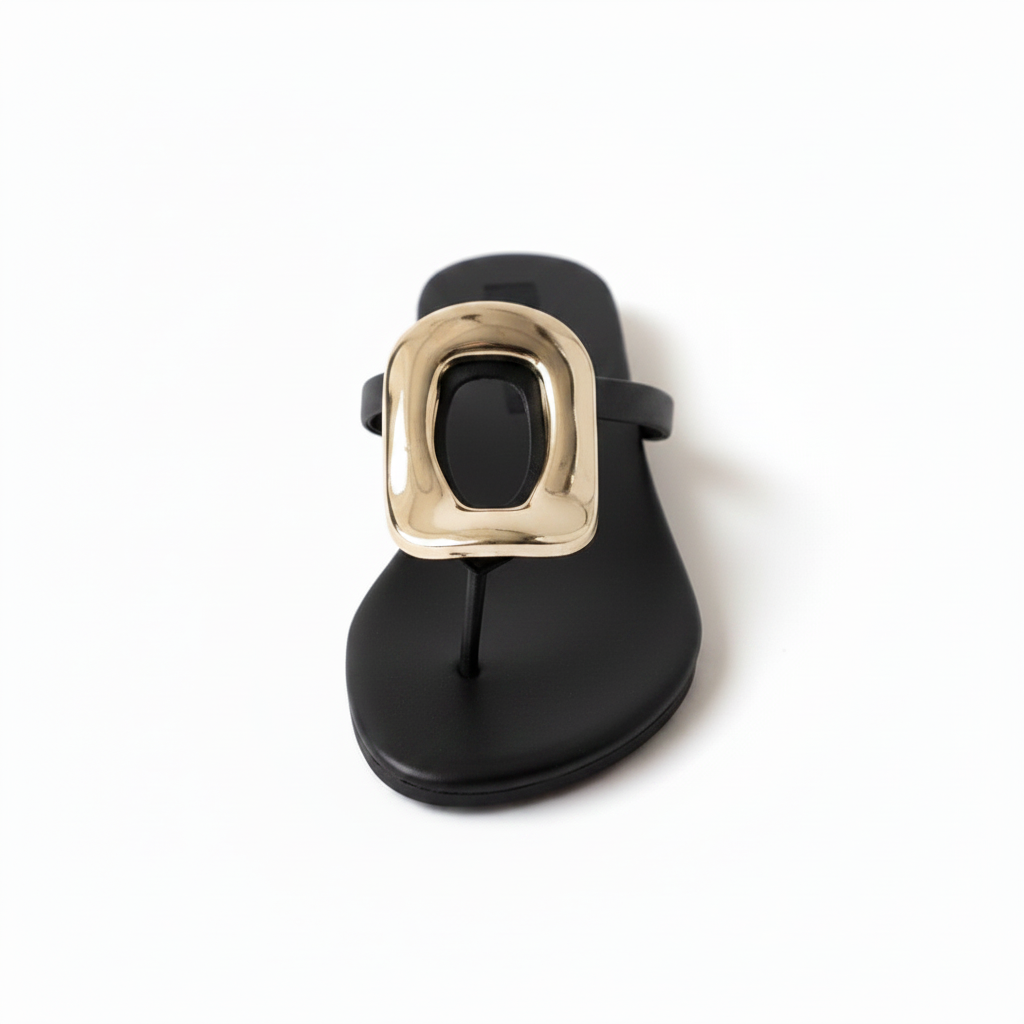 Aurelia Gold Luxe Slides