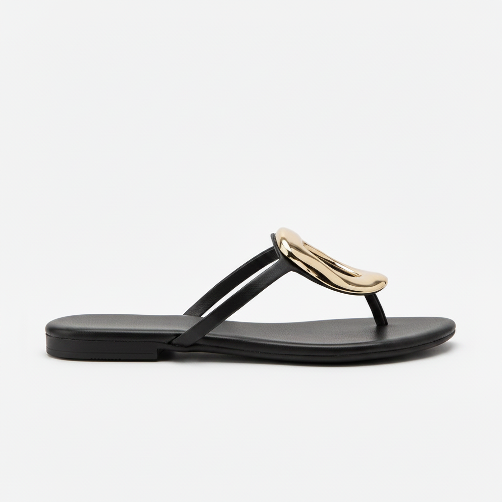 Aurelia Gold Luxe Slides