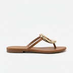 Aurelia Gold Luxe Slides