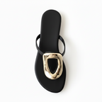 Aurelia Gold Luxe Slides