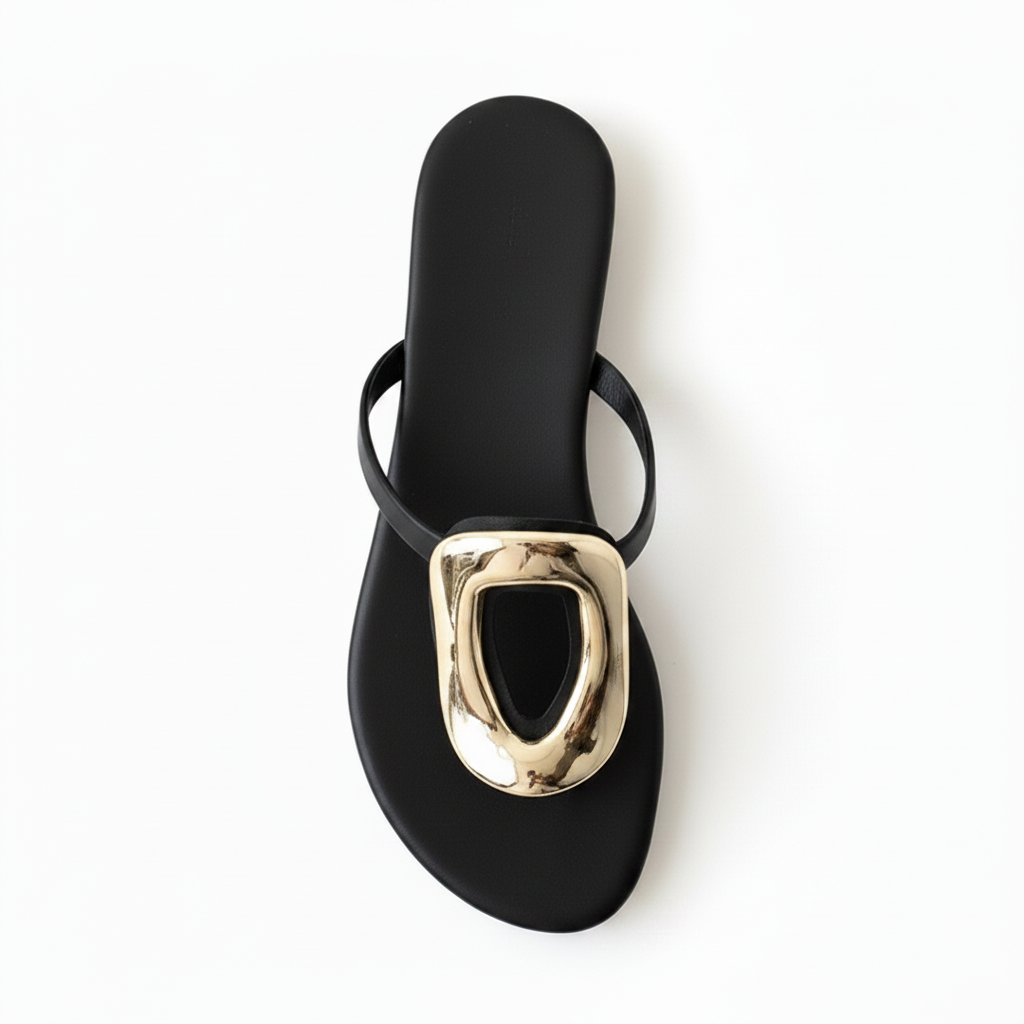 Aurelia Gold Luxe Slides